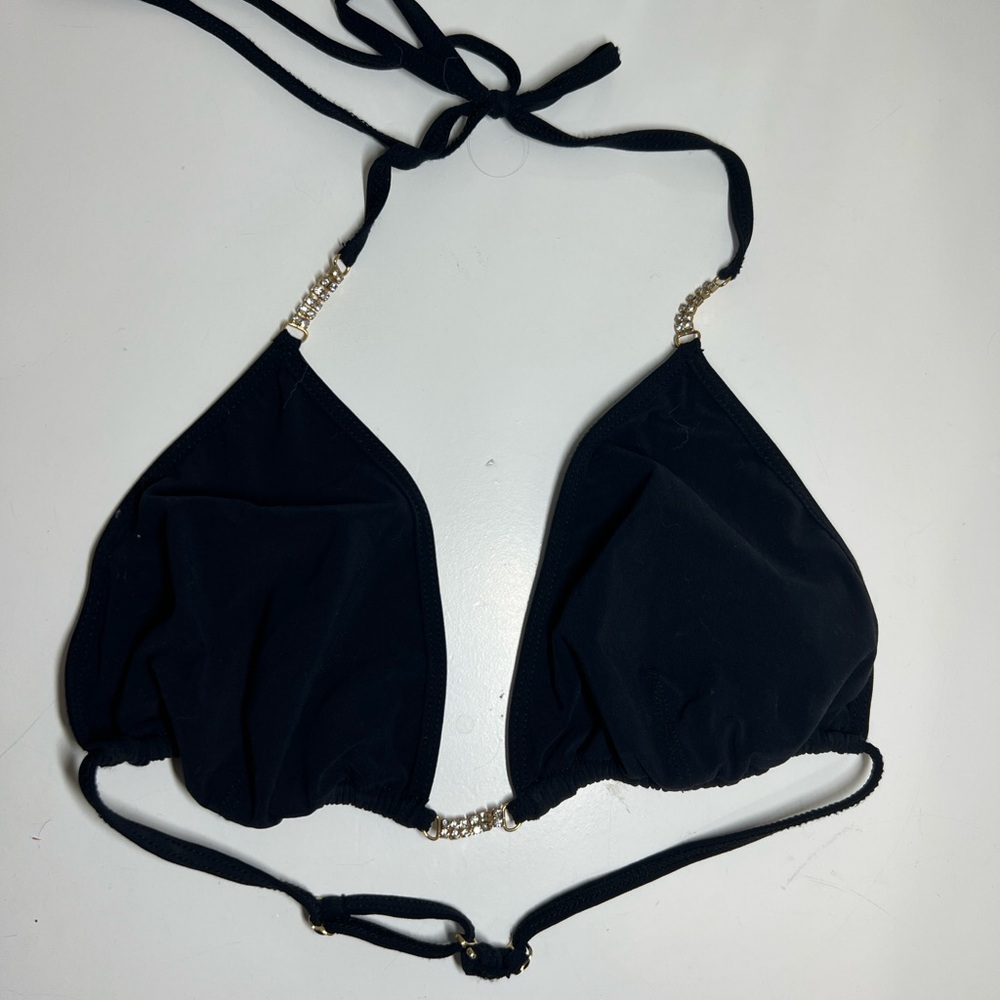 Elegant Black Bikini Top